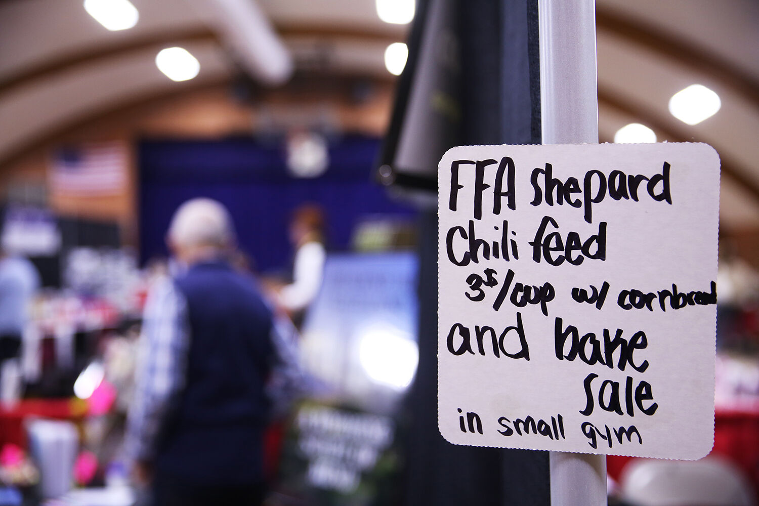 The FFA shepherding program put on a chili feed